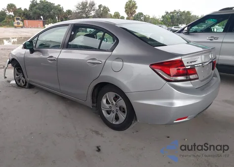 2015 Honda Civic Lx из США, поврежденный, VIN 19XFB2F55FE083525